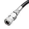Manloney LLC Paintball Airsoft Fill Whip Hose 4500psi PCP Fill ing & Charging System with Foster Quick-Detach Hose Assembly (24 inches Length/Female DN2 Charging System) view 4