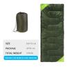 Camping Sleeping Bag for Kids Adults Boys and Girls,Cold and Warm Weather-Summer, Spring, Fall, Lightweight, Waterproof Compact Bag for Camping Gear Equipment, Traveling, and Outdoors (Green) view 2