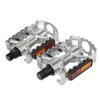 Bicycle Accessories 1 Pair Bike Pedal,Mountain Bicycles Pedals Aluminum Alloy Bike Pedals Non-Slip Bicycle Bearing Cycling Accessories Parts Bike Parts (Color : Silver) view 4