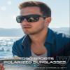 ATTCL Sports Polarized Sunglasses for Men: Secure Anti-Slip Lightweight TR90 Square Frame UV Protection for Driving Fishing Climbing 1124 Back-All view 2