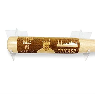 Best Baseball Gifts Laser-Engraved Design-3 Wood Baseball Bat (18" Miniature)