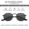 NIDOVIX Kids Polarized Sunglasses Classic Metal Frame for Baby Boys Girls Age 5-9 100% UV Protection (Black/Grey) view 4