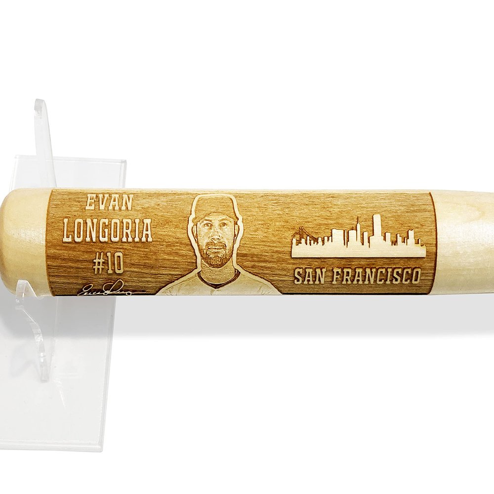 Best Baseball Gifts Laser-Engraved Design-45 Wood Baseball Bat (18" Miniature)