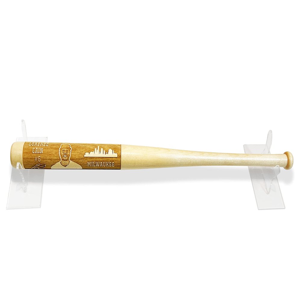 Best Baseball Gifts Laser-Engraved Design-30 Wood Baseball Bat (18" Miniature)