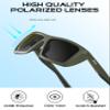 ATTCL Sports Polarized Sunglasses For Men Women Cycling Driving Fishing UV Protection Sunglass 1124 C5-Darkgreen-Grey view 4