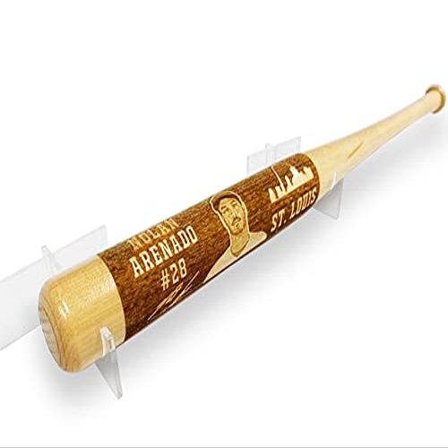 Best Baseball Gifts Laser-Engraved Design-6 Wood Baseball Bat (18" Miniature)
