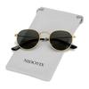 NIDOVIX Kids Polarized Sunglasses Classic Metal Frame for Baby Boys Girls Age 5-9 100% UV Protection (Gold/Grey) view 1