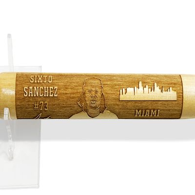 Best Baseball Gifts Laser-Engraved Design-19 Wood Baseball Bat (18" Miniature)