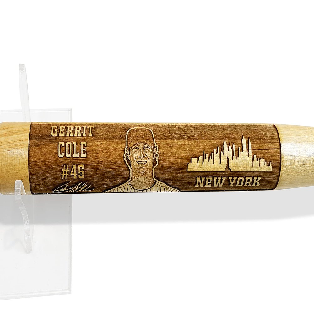 Best Baseball Gifts Laser-Engraved Design-41 Wood Baseball Bat (18" Miniature)