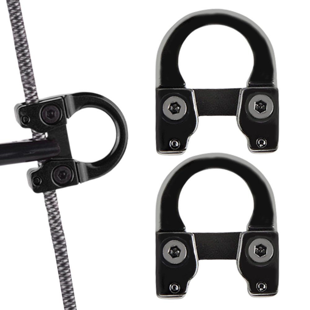 Archery Compound Bow D Loop Serving, D Ring Buckle Release Nocking Loop,Release AidsBlack