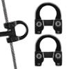 Archery Compound Bow D Loop Serving, D Ring Buckle Release Nocking Loop,Release AidsBlack view 1