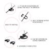 Archery Compound Bow D Loop Serving, D Ring Buckle Release Nocking Loop,Release AidsBlack view 2