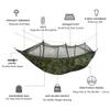 Camping Hammock Swing with Mosquito nets Double Hammock Ultra Light Outdoor Hunting Travel Portable Hammock Tent Sky Blue and Blue view 2