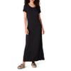Amazon Essentials Women's Short-Sleeve Maxi Dress, Flowy, Black, XX-Large view 1