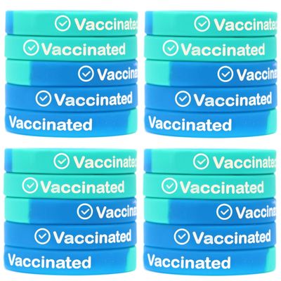 50 Youth Size Vaccinated Wristbands