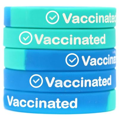 5 Youth Size Vaccinated Wristbands