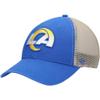 47 Men's Royal/Natural Los Angeles Rams Flagship Logo MVP Snapback Hat view 1