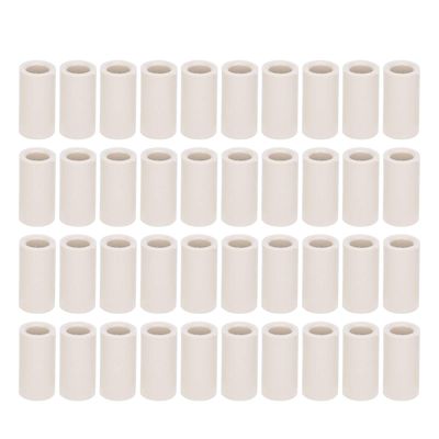 01 Billiard Cue Stick Ferrules, Ferrules Tubes Replacement Parts Billiard Accessories Snooker Pool Repair Parts 40pcs Pool Cue Ferrule for Replacement Parts(13MM, 1 inch)