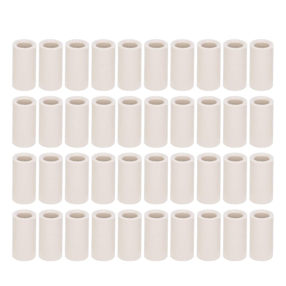 01 Billiard Cue Stick Ferrules, Ferrules Tubes Replacement Parts Billiard Accessories Snooker Pool Repair Parts 40pcs Pool Cue Ferrule for Replacement Parts(13MM, 1 inch)