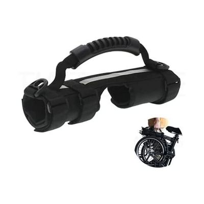 for Brompton Bike Carry Handle Travel Handgrip Folding Bike in Black