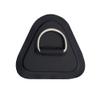 4 Pieces Pad/Patch D Rings for PVC Inflatable Boat Canoe Raft Stainless Steel D-Ring Dinghy Kayak Surfboard Paddle Board (Black) view 2