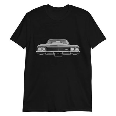 1971 Skylark Front Grille Classic Car Short-Sleeve Unisex T-Shirt Black
