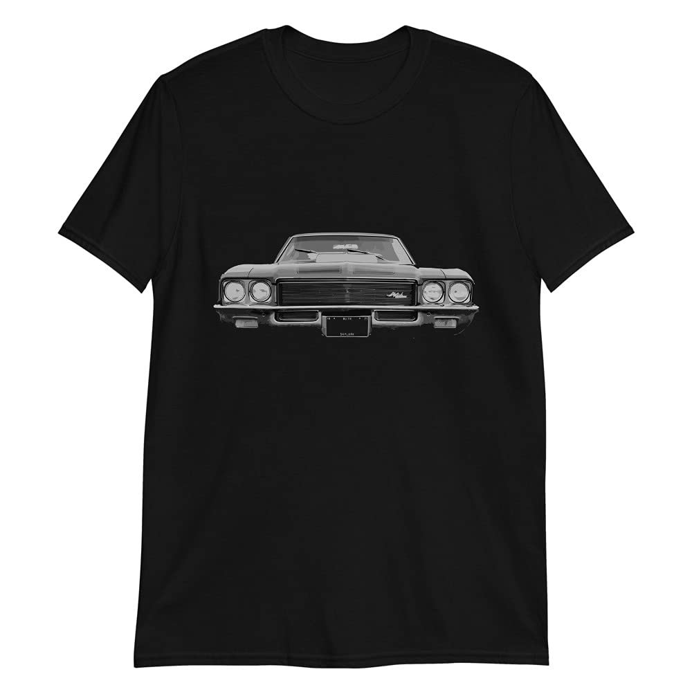 1971 Skylark Front Grille Classic Car Short-Sleeve Unisex T-Shirt Black