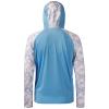 BASSDASH Mens UPF 50 Performance Fishing Shirt Cooling Hoodie Camo Long Sleeve FS17M view 2