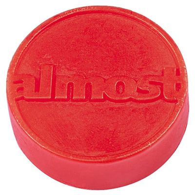 Almost Skateboards Puck Skate Wax - Red/White/Black
