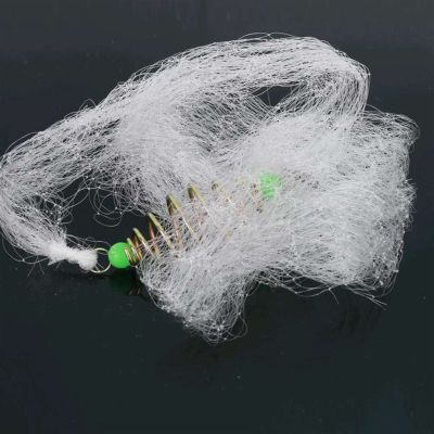 Bclla Zkenyao-net Fishing Copper Spring Shoal Fishing Net with Night Luminous Beads Fishing Cage Fishnet Design Netting Fishing Tackle, (Color : 9)