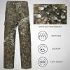 BASSDASH Invis Mens Stretch Hunting Pants Water Resistant Camo Fishing Pant view 3