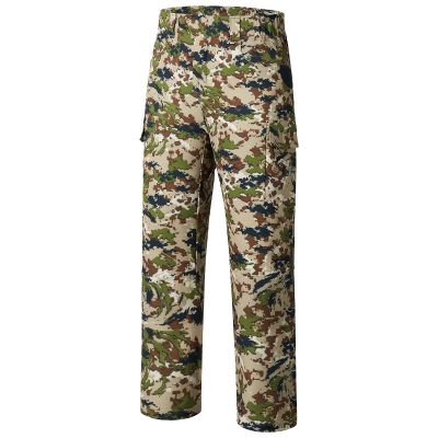 BASSDASH Invis Mens Stretch Hunting Pants Water Resistant Camo Fishing Pant