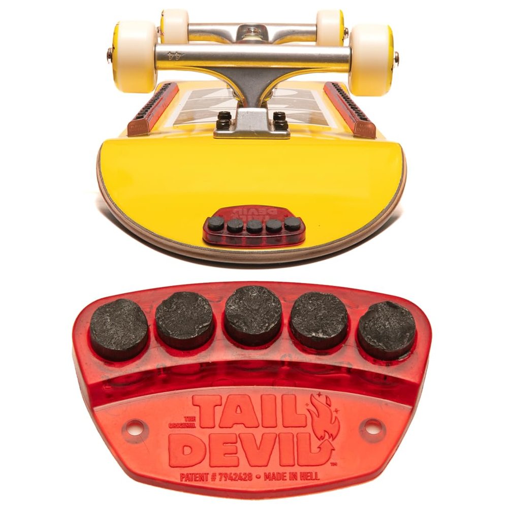 Tail Devil Skateboard Spark Plate - Sparks for Your Skateboard | Ultimate Skateboarder's Accessory | A Tail Plate Attachment for Cool Sparking Effect (1 Pack)