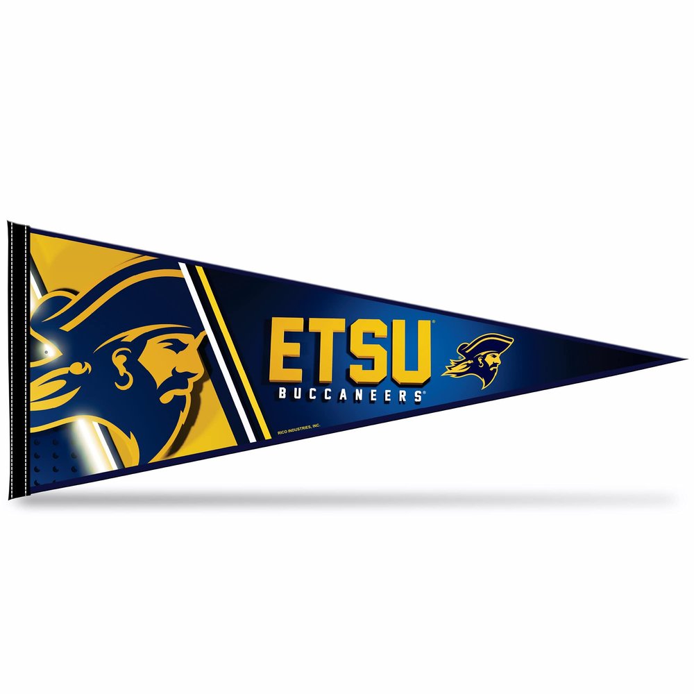 Rico NPNT181001 East Tennessee State Soft Felt 12" X 30" Pennant (Carded)