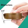 5MoonSun5's US Army Engraved Brass Military Compass Nautical Marine Compass for Army Person Survival Navigation Compass for Hiking Camping Hunting with Leather Display Case view 2