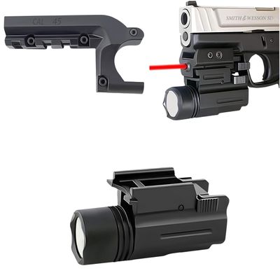 GOTICAL M1911 Picatinny Rail Mount for Hunting Shooting | 1911 Rail Adapter Strong Grips (Rail Mount, Laser & Flashlight)