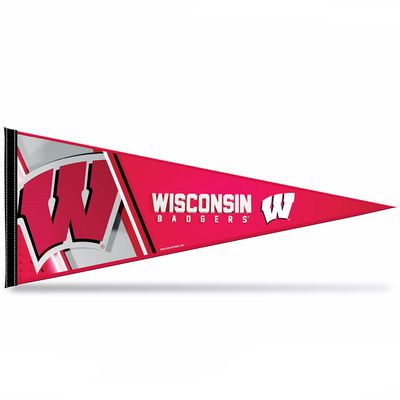 Rico NPNT450101 Wisconsin University Soft Felt 12" X 30" Pennant With Header Card