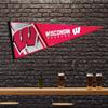 Rico NPNT450101 Wisconsin University Soft Felt 12" X 30" Pennant With Header Card view 2