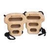 Danger Buddies Eco-Strong Bamboo Hangboards  Portable Wood Rock Climbing Rock Ring Fingerboards view 1