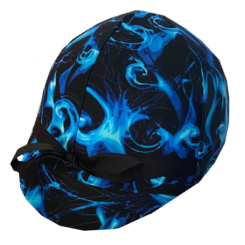 Turquoise Swirl Helmet Cover