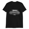 1967 Chevy Impala Antique Classic Car Short-Sleeve Unisex T-Shirt Black view 1