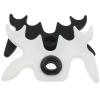 OZXNO 2 Pcs Slip-On Moosehead Bridge Head Antlers Pool Cue Accessory(Black+White) view 2