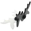 OZXNO 2 Pcs Slip-On Moosehead Bridge Head Antlers Pool Cue Accessory(Black+White) view 3