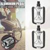 SJHY Bicycle Accessories Bicycle Alloy Flat Pedal Mountain Bike Pedals Platform Bicycle Flat Alloy Pedals Pedals Non-Slip Alloy Flat Pedals Bike Parts view 3