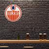 Rico Industries NHL Edmonton Oilers Retro Shape Cut Pennant - Home and Living Room Dcor - Soft Felt EZ to Hang view 2