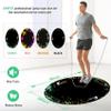 Cheete Jump Rope Mat Large Rubber Exercise Mat Rope Skipping Workout Mats for Home Gym Flooring Non-Slip Oval Design for Floor & Rope Protection VR mat view 2