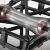 SJHY Bicycle Accessories Bicycle Mountain Bike Cycling Bearing Alloy Flat-Platform Pedals 9/16 Light Bicycle Bearing Pedal Bike Parts (Color : Black) view 3