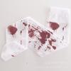 Dzrige 2 Pairs Halloween Blood Stained Stockings Horror Bloody Thigh High Socks for Halloween Women Girls Festival Cosplay Costume view 4