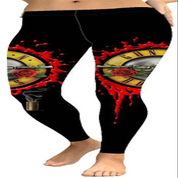 Sister Amy Women's Digital Skulls Printted Ankle Elastic Tights Leggings Skulls-1 XXX-Large