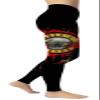 Sister Amy Women's Digital Skulls Printted Ankle Elastic Tights Leggings Skulls-1 XXX-Large view 2